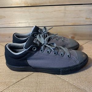 CONVERSE All Star Chuck Taylor Lace High Street GS Black Thunder Junior Size 5.5
